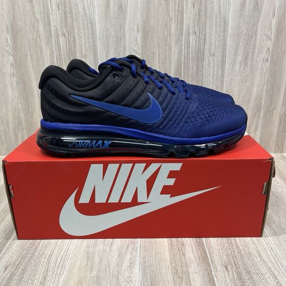 Nike Air Max 2017 Mens Sneakers Running Shoes Blue Black 849559-401 Mens Sz 10 main image 7